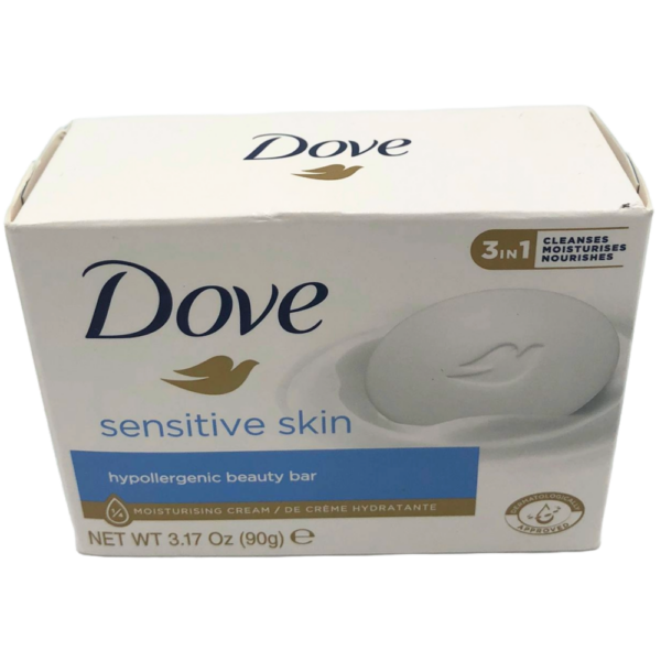 Dove Sensitive Skin Hypollergenic Beauty Single Bar 3.17/90g