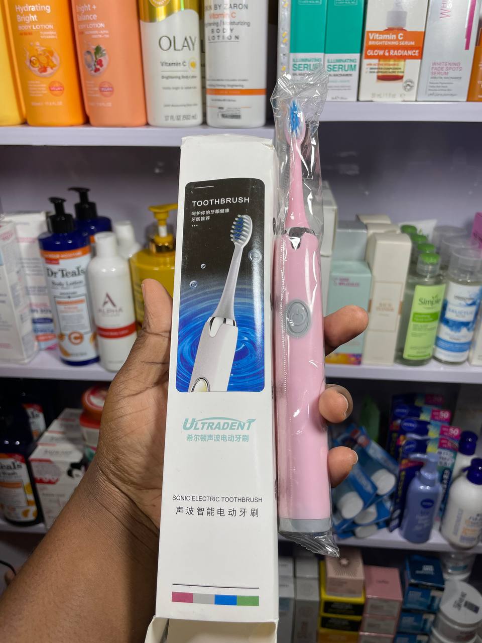 ULTRADENT E802 Waterproof Electric Toothbrush Adult Soft Bristles Electric Toothbrush, Battery Powered