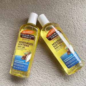 Palmer’s body oil with vitamin E